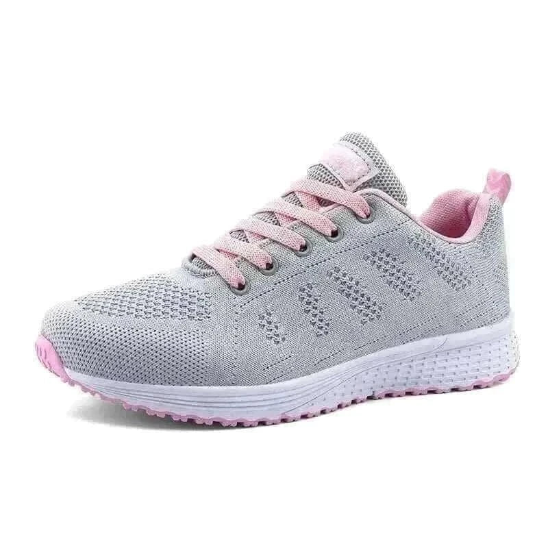 Women In White Casual Shoes