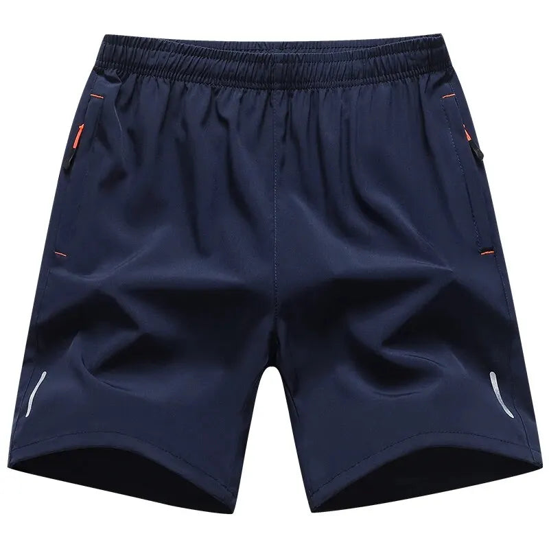Summer New Arrival Sports Shorts Blue Front View