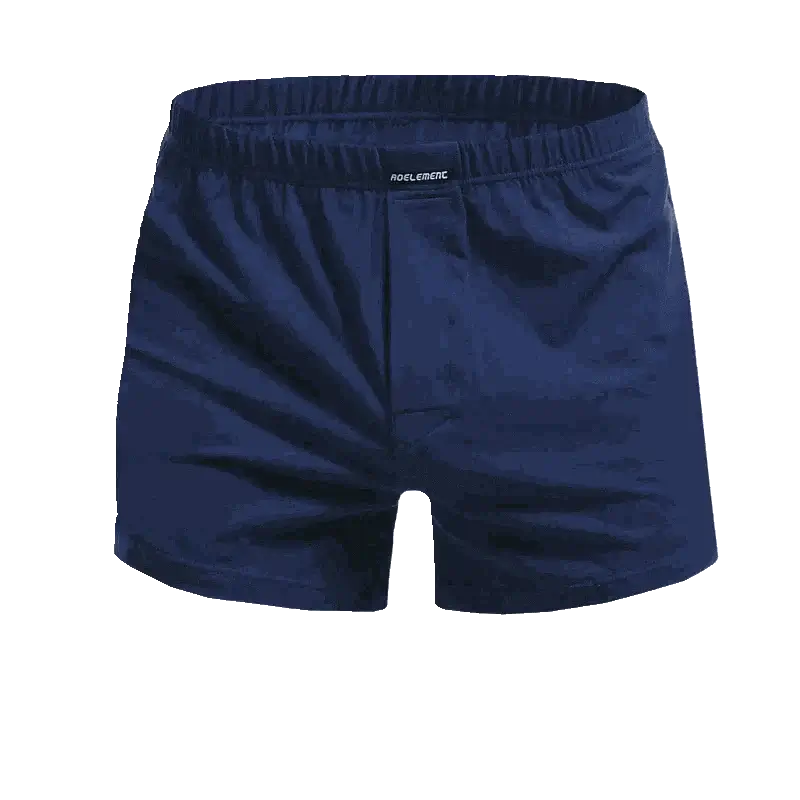 2 PCS BREATHABLE COTTON BOXERS.