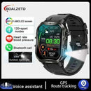  New For Xiaomi Military Smart Watch Men Outdoor Sports Flashlight Fitness Watches Health Monitor 1.96" BT Call Smartwatch.