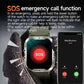 New For Xiaomi Military Smart Watch Men Outdoor Sports Flashlight Fitness Watches Health Monitor 1.96" BT Call Smartwatch.