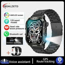 New For Xiaomi Military Smart Watch Men Outdoor Sports Flashlight Fitness Watches Health Monitor 1.96" BT Call Smartwatch.