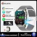 New For Xiaomi Military Smart Watch Men Outdoor Sports Flashlight Fitness Watches Health Monitor 1.96" BT Call Smartwatch.