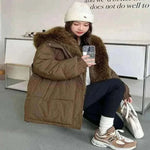  womens coats uk , Vockoo 2024 New Winter Women Puffer Jacket