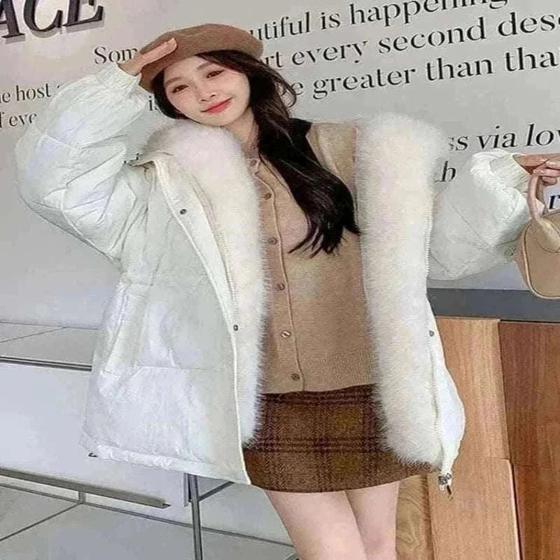 ladies coats and jackets,  Vockoo 2024 New Winter Women Puffer Jacket