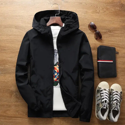 2026 New Black Jacket Outerwear Spring Autumn 