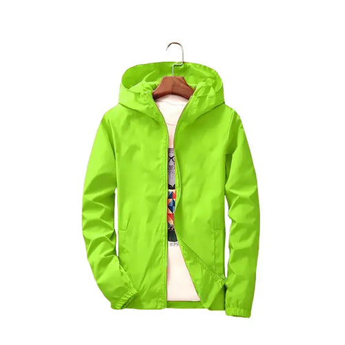 2026 New Fluorescent Green Jacket Outerwear Spring Autumn 