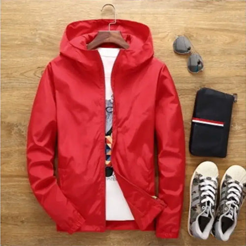 2026 New Red Jacket Outerwear Spring Autumn 