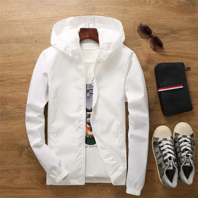 2026 New White Jacket Outerwear Spring Autumn 