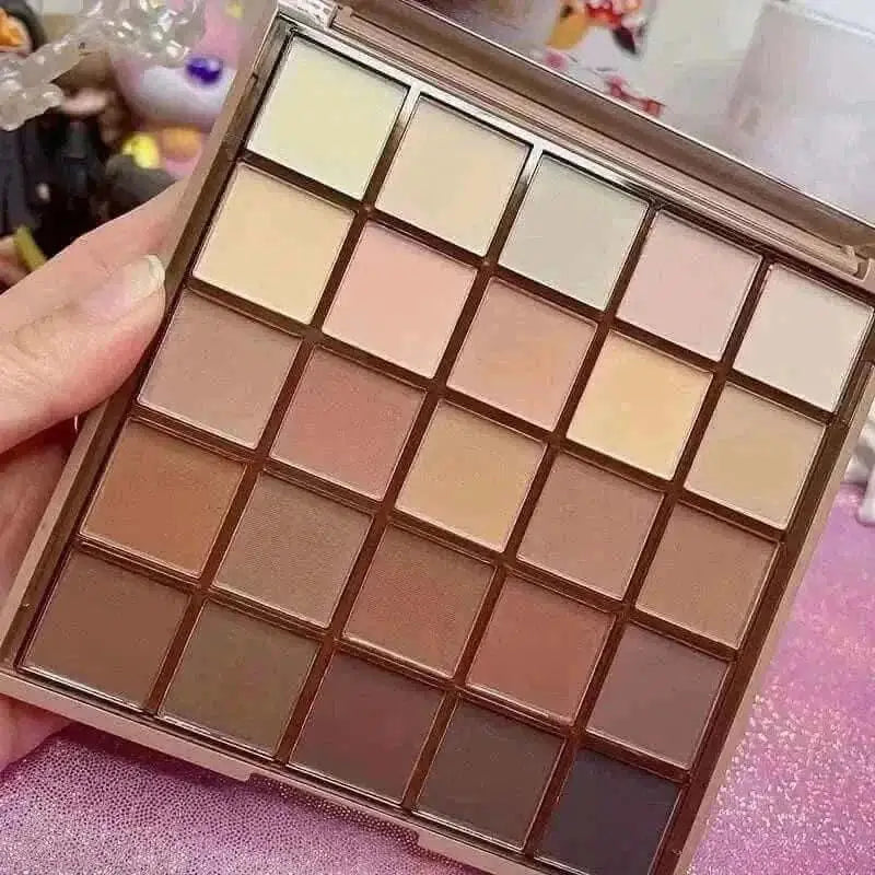 25 Shades Matte Finish Eyeshadow Palette