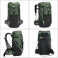 best travel backpack- 50L Waterproof Mountain Backpack.