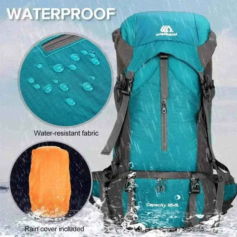 best travel backpack- 70L Waterproof Outdoor Backpack.