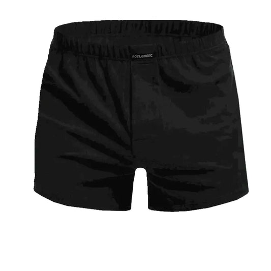 Black 2 PCS BREATHABLE COTTON BOXERS