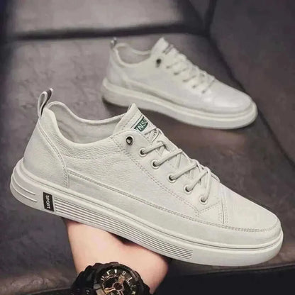 sneaker shop uk offers Outdoor Wild Men's White B Sneakers High End Fashion
