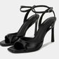womens sandals uk, Elegant Ankle Strap High Heels Ladies Square Toe Fashion