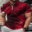 Fashion Tie-dye Men's  Polos T-Shirts