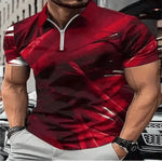 Fashion Tie-dye Men's  Polos T-Shirts