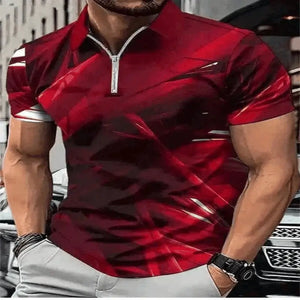 Fashion Tie-dye Men's  Polos T-Shirts