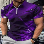 Fashion Tie-dye Men's  Polos T-Shirts