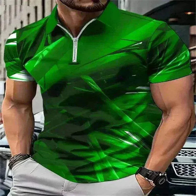 Fashion Tie-dye Men's  Polos T-Shirts