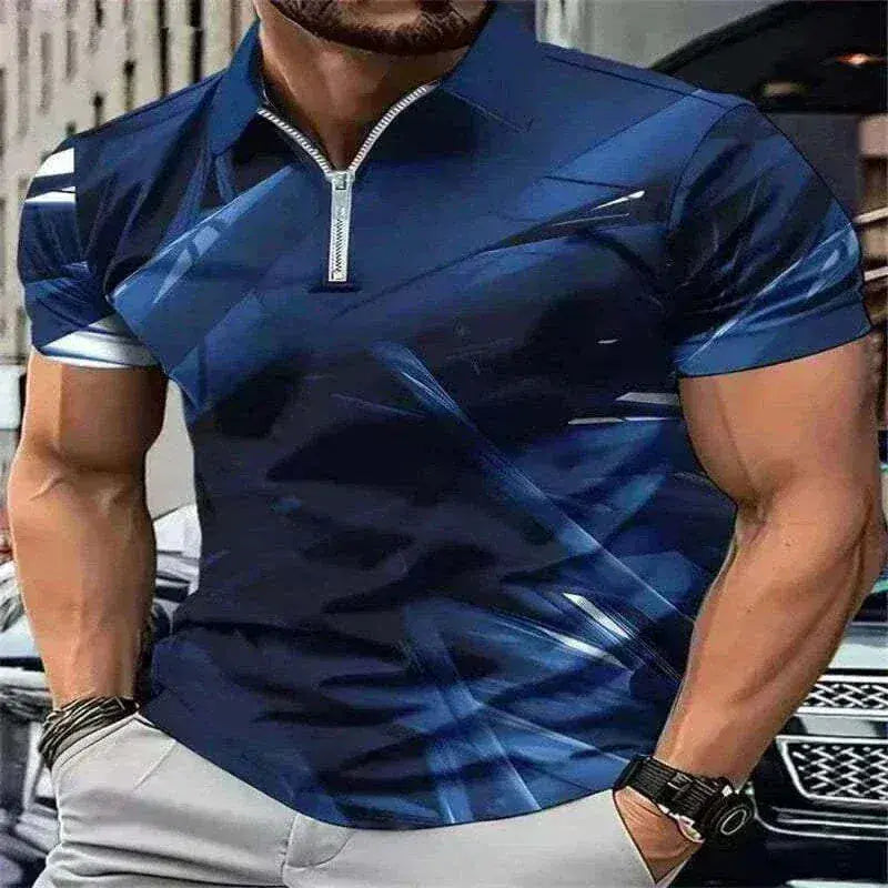 Fashion Tie-dye Men's  Polos T-Shirts
