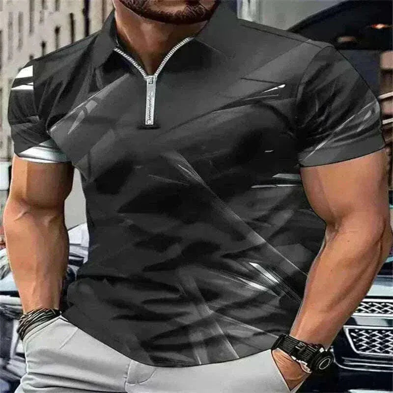  Fashion Tie-dye Men's  Polos T-Shirts