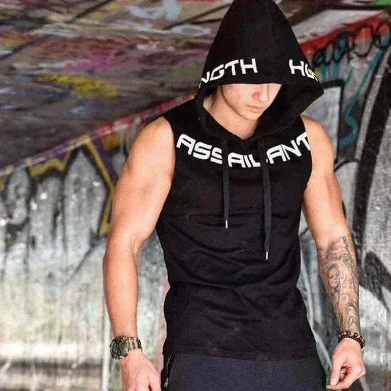 t shirts | Gym Clothing Fitness Sleeveless hoodies