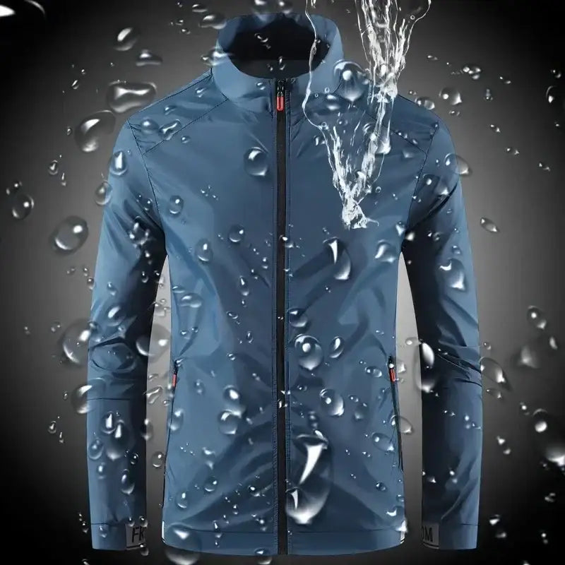 Hiking Skin Jacket Outerwear Blue Coat