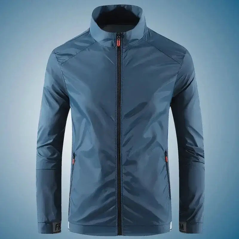Hiking Skin Jacket Outerwear Blue Coat