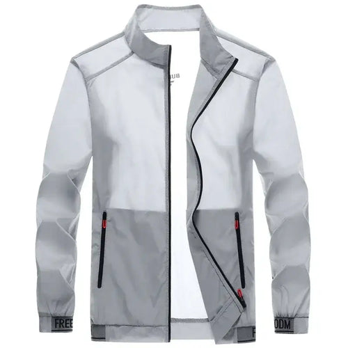 Hiking Skin Jacket Outerwear Gray Coat