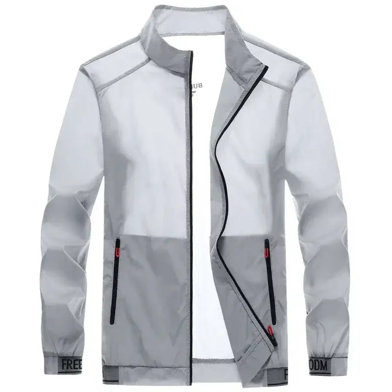 Hiking Skin Jacket Outerwear Gray Coat