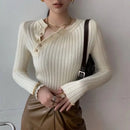 Knitted Sweaters For Women High Quality White