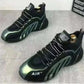 Sneakers Dark Green Men Fashion  Casual Lightweight Breathable