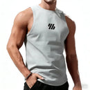 Men Sport Vest Gray Summer Quick Dry