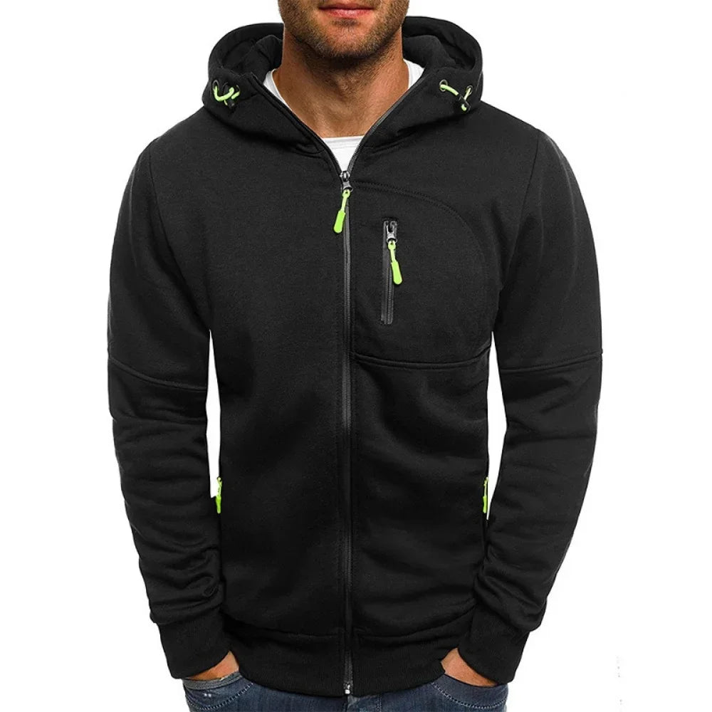 Men's Hoodies Long Sleeve Sweatshirt Black