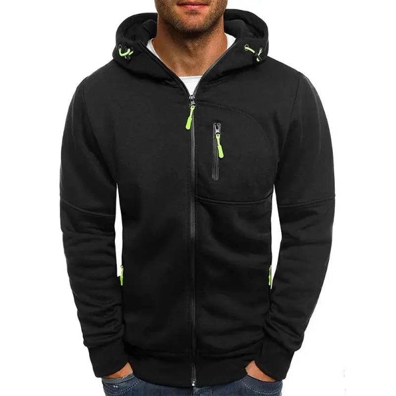 Men's Hoodies Long Sleeve Sweatshirt Black
