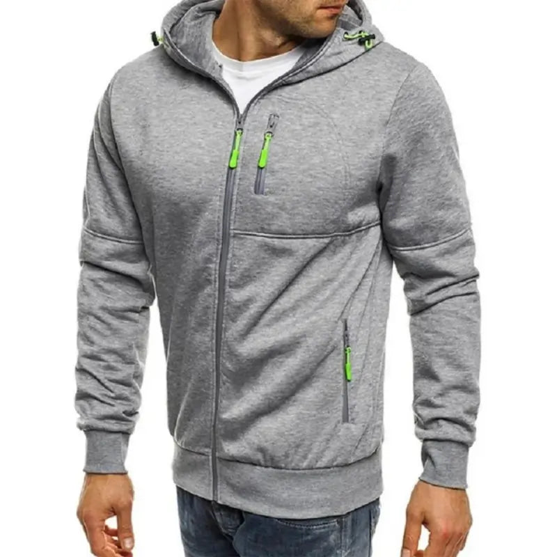 Men's Hoodies Long Sleeve Sweatshirt Light Grey