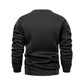 Men's Long Sleeve Sweaters Crew Neck Back View