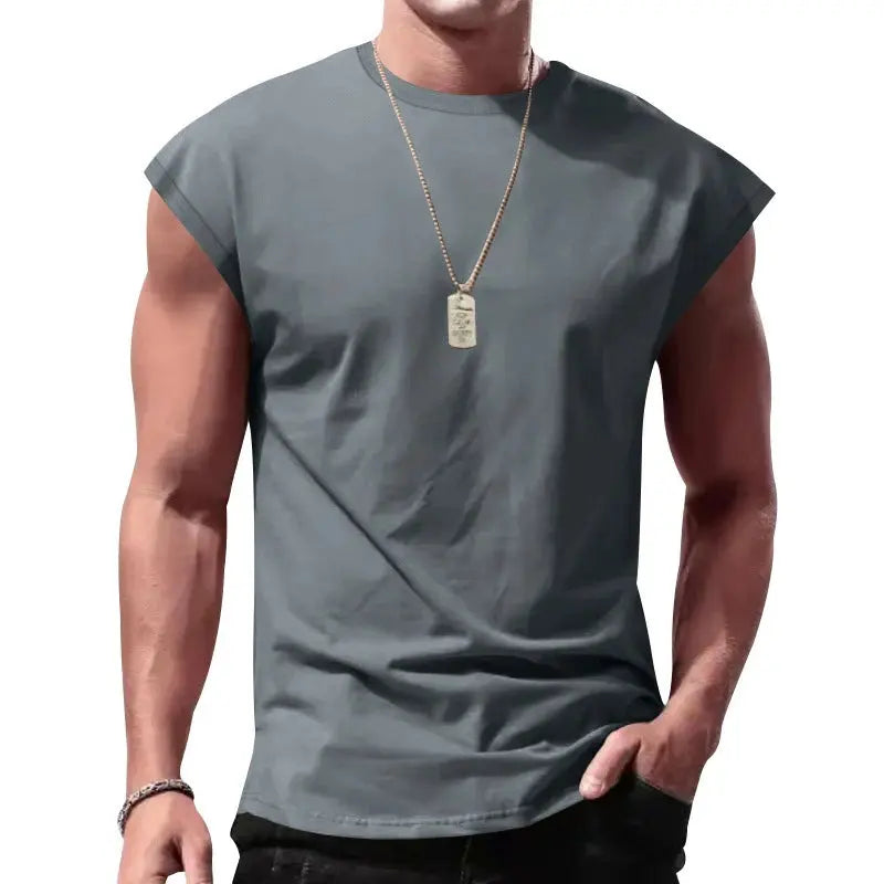 Men's Loose Short Sleeve T-Shirt Dark Grey