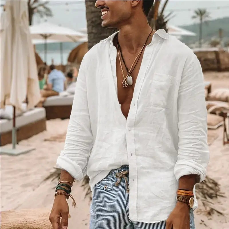 Men's Shirt Long Sleeve Regular Fit | mens casual shirts uk