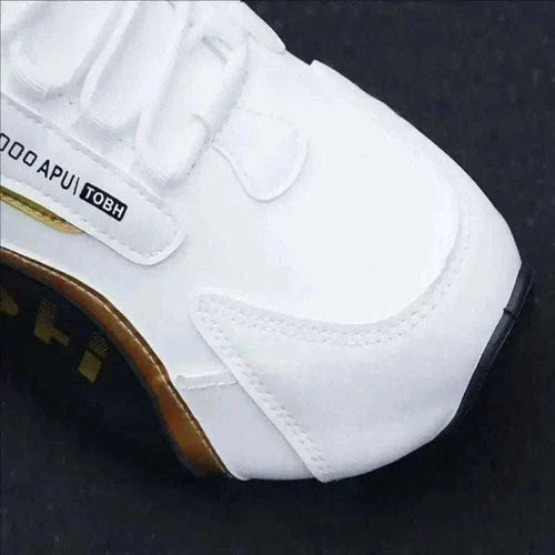 mens trainers with waterproof and anti slip leather surface