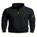Men's sweatshirt Black 2025 autumn and winter new