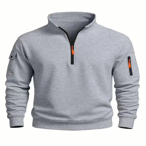 Men's sweatshirt Gray 2025 autumn and winter new