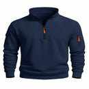 Men's sweatshirt Navy Blue 2025 autumn and winter new