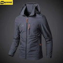 winter coats men, Mens Gray Windbreaker Jackets