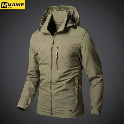 winter coats men offers Mens Khaki Windbreaker Jackets
