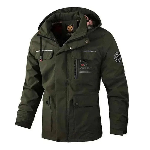 winter coats men offers New Winter Men Outwear Warm Army Green Removable Jacket
