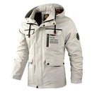 winter coats men offers New Winter Men Outwear Warm Beige Removable Jacket