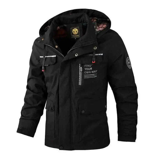 winter coats men offers New Winter Men Outwear Warm Black Removable Jacket