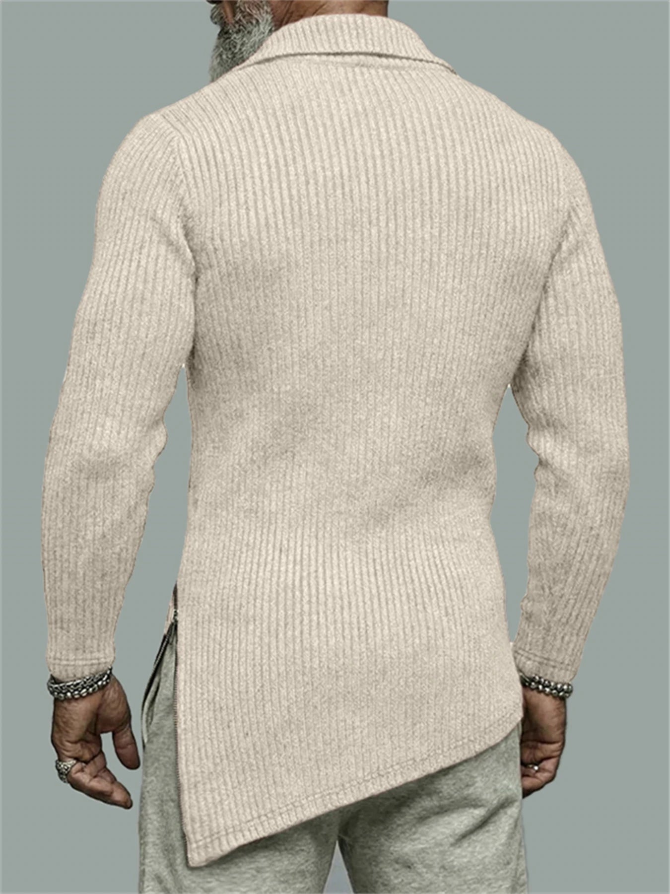 men's quarter-zip slim-fit sweater | mens sweaters uk